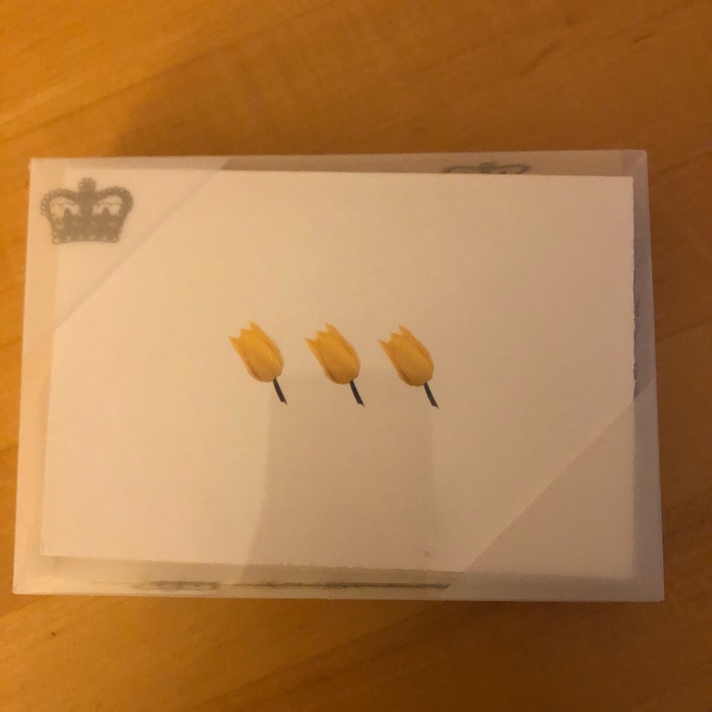 10 Folded note cards
